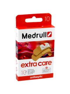 Пластырь MEDRULL Extra Care (1.9x7.2 см-6 шт, 2.5x7.2 см-4 шт.) № 10 N10