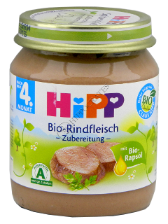 HIPP Preparat din carne de vitel (4 luni) 125 g /6010/ N1