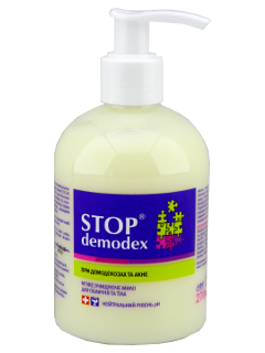 Стоп Демодекс мыло жидкое для лица и тела N1