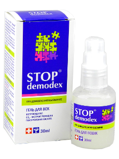 STOP DEMODEX gel pentru pleoape N1