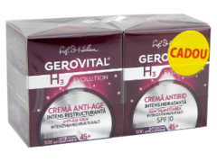 Gerovital H3 Evolution Pachet Promo Anti age (45+)crema intens rest.+ antirid intens hidr.SPF10 N1