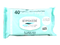 Byphasse Make-up Remover servetele demachiante aloe №40