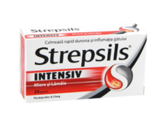 Strepsils Intensiv Miere si Lamaie N24