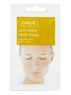 Зиажа маска антистрес с желтой глиной для всех типов кожи  N1