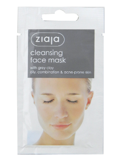 Зиажа очищающая маска для лица с серой глиной для жирной, комбинированной кожи и акне  N1