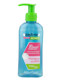 Gerovital Stop Acnee gel spumant purifiant  N1