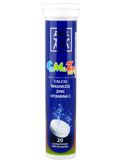 Zdrovit Calciu+Mg+Zn+Vitamina C N20