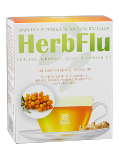 Herbflu( Catina.,ghimbir, zinc, vit.C) N10