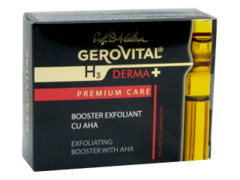 Gerovital H3 Derma+ Premium Care Booster exf. cu AHA
