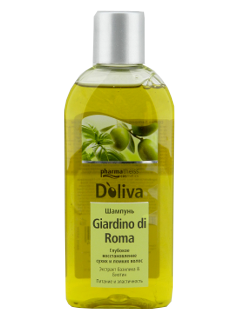 Др. Тайсс DOLIVA Giardino di Roma шампунь глубокое восстановление сухих и ломких волос N1