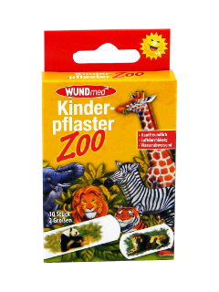 ВУНДмед пластырь для детей Zoo 02-064 N10
