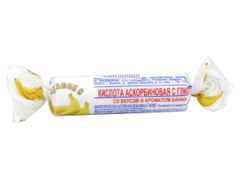 Аскорбиновая кислота с глюкозой (витамин С) банан N10