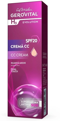 Gerovital H3 Evolution Crema CC SPF20 N1