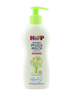 HIPP  BabySanft Lapte de ingrijire p/u pielea sensibila (cu pompa) 300 ml /90302/  N1