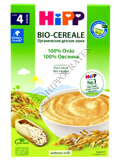 HIPP Terci organic fara lapte 100 % Ovaz (4 luni) 200 g /3017/ N1