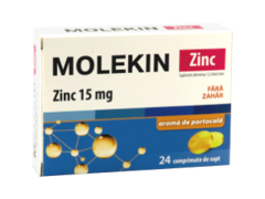 Molekin Zinc fara zahar aroma de portocala N24