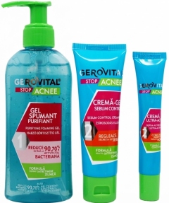 Gerovital Stop Acnee Kit Tratament Cosmetic N1