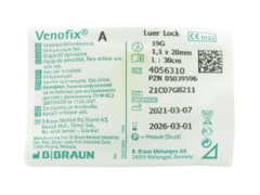 Venofix A G-19 (cateter fluturas) (4056310) N1