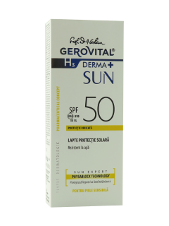 Gerovital Sun H3 Derma+ Lapte protectie solara SPF50 N1