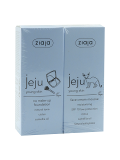 Ziaja Jeju No Make-up Fondation Natural crema fata + Mousse N1