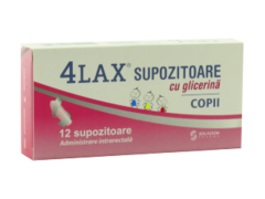 4Lax Supozitoare cu glicerina Copii N12