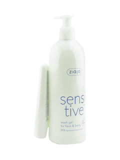 Ziaja Sensitive Crema-gel pentru spalarea fetei si corpului + Peeling cu enzime N1