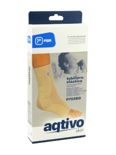 PRIM Suport elastic pentru glezna cu pernute din silicon P705BG L
