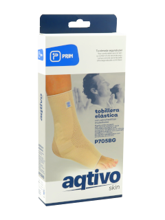 PRIM Suport elastic pentru glezna cu pernute din silicon P705BG M