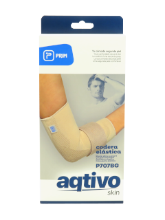 PRIM Suport elastic pentru cot cu curea fixativa și pernuțe de silicon P707BG L