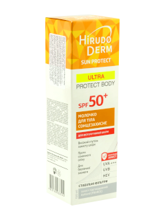 Biokon Hirudo Derm Protectie Solara SPF 50 Ultra Protect Body Lapte corp protector N1