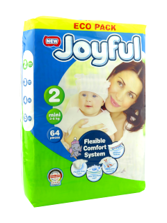 Joyful подгузники BD MINI E EKO N64