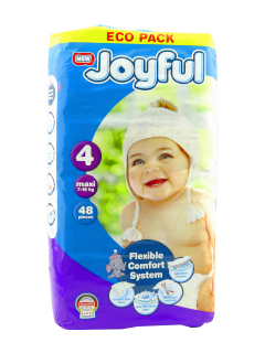 Joyful подгузники BD MAXI E EKO N48