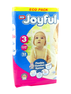 Joyful подгузники BD MIDI E EKO N52