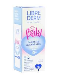 Librederm Baby Cremă protectoare pentru copii cu lanolină și extract de bumbac N1