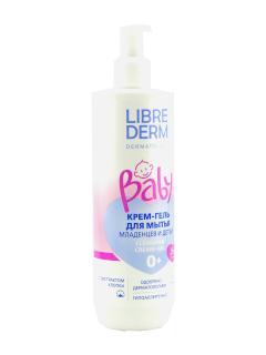 Librederm Baby Crema-Gel pentru spălare nou-născuți, bebeluși si copii N1