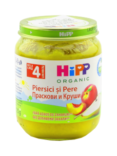 HIPP Fructe, Piersica cu para 4 luni 125 g /4205/ N1