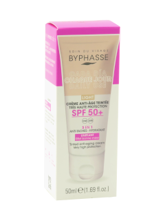 Byphasse Anti-Aging crema fata nuantatoare (light) SPF50 N1