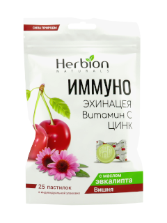 Herbion IMMUNO Visina Echinaceea + Zn + Vit.C N25