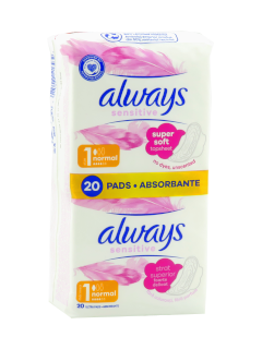 Always Sensitiv Ultra Super Plus Duo (8%) N20