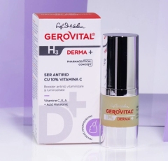 Gerovital H3 Derma+ ser antirid 10% Vitamina C N1