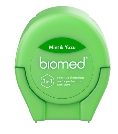 Зубная нить Biomed со вкусом мяты и юдзу