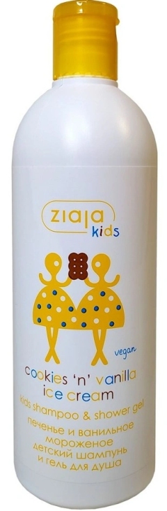Ziaja Kids Cookies vanilla Sampon duş pentru copii N1