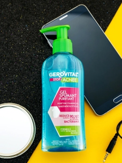 Gerovital Stop Acnee gel spumant purifiant N1