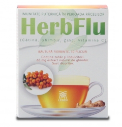 Herbflu( Catina.,ghimbir, zinc, vit.C) N10