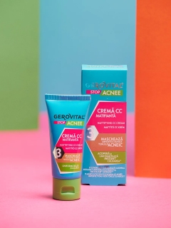 Gerovital Stop Acnee crema CC matifianta N1