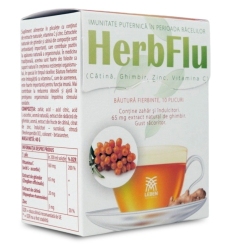 Herbflu( Catina.,ghimbir, zinc, vit.C) N10