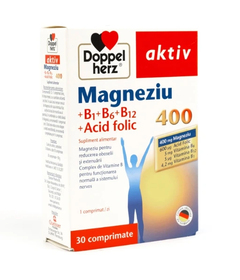 Doppelherz Magneziu + Vit.B + Ac.Folic N30
