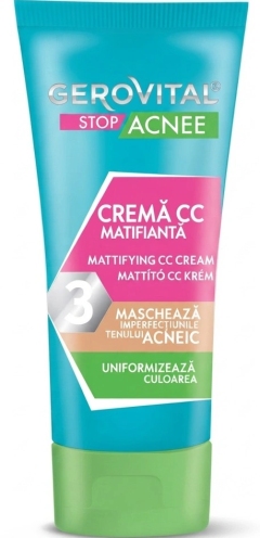 Gerovital Stop Acnee crema CC matifianta N1