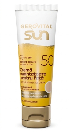 Gerovital Sun Crema de fata Nuantatoare SPF50 N1