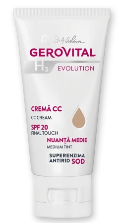 Gerovital H3 Evolution Crema CC SPF20 N1